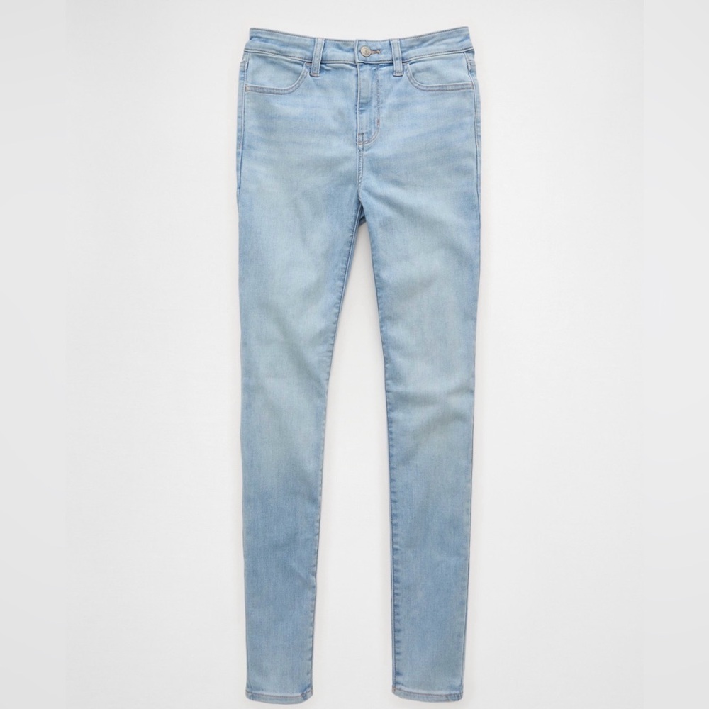AE Next Level Stretch Jegging - 10 Regular- Light Wash
